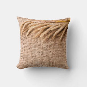 16"x16" Kissenwein auf Burlap Sack Country Kissen