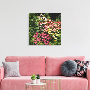 16"x16" Sonnenhüte Leinwanddruck