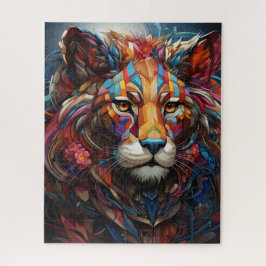 16" x 20" farbiger Löwe, 520 Stück, Puzzle Jigsaw