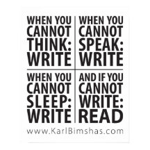 16" x 20" Wann schreiben Sie Poster