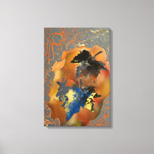 16" x 24" Foglie morte Leinwanddruck