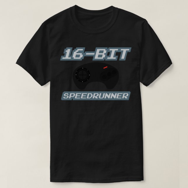 16Bit Speedrunner 4 T-Shirt (Design vorne)