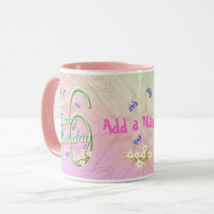 16e anniversaire papillon de jardin Mug