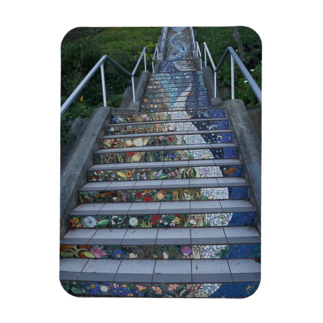 16ème Avenue Marches Carrelées #2 Magnet (Vertical)