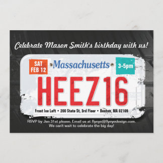 16ème invitation du Massachusetts de