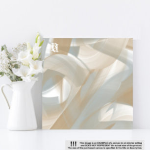 16x16" Sandy Tornado Trend Abstrakt Art Beige Leinwanddruck
