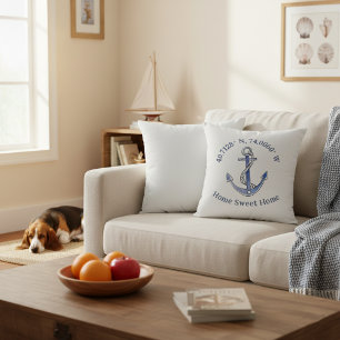 16x16 Zuhause Sweet Zuhause Location & Anchor Kiss Kissen