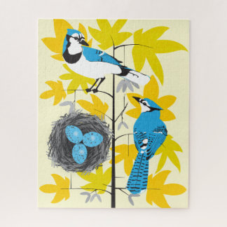 16x20 Blue Jay Puzzle für Colorblinde