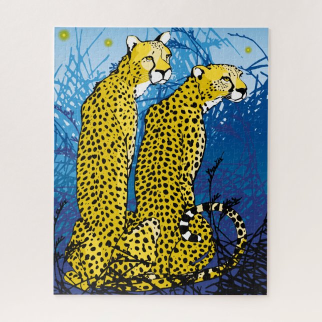 16x20 Gepard Puzzle für Colorblinde (Vertikal)