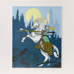 16x20 Jousting Knight Puzzle pour les aveugles de