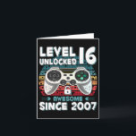 16yr Bday Son Boy Funny Gamer 16. 16. Karte<br><div class="desc">16yr Bday Son Boy Funny Gamer 16. 16. Geburtstag</div>