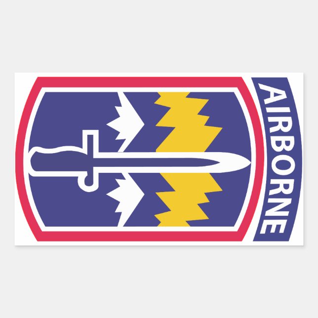 171. Infanterie-Brigade - Im Flugzeug Rechteckiger Aufkleber (Vorderseite)