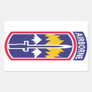 171st Infanterie-Brigade - im Flugzeug Rechteckiger Aufkleber