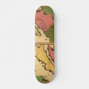 1720 Karte - La Californie ou Nouvelle Caroline Skateboard