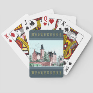 1729 A. de Haen Dutch Kasteel WESTERVELT Spielkarten