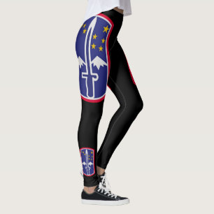 172nd Infanterie-Brigade auf schwarzen Leggings