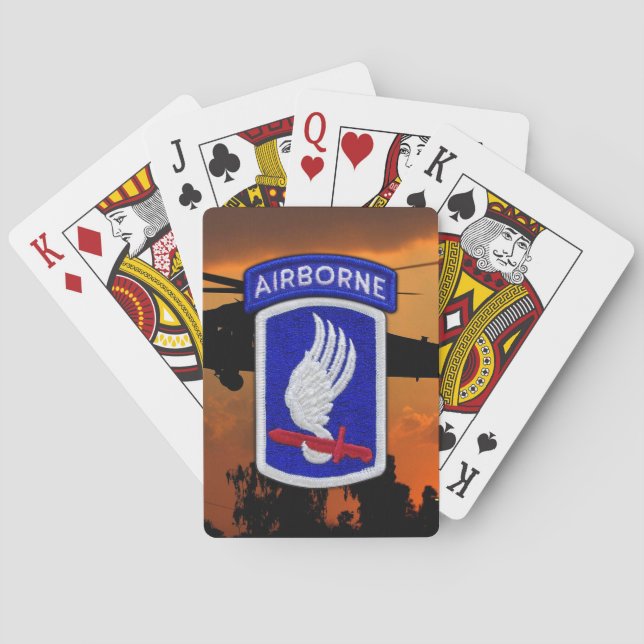 173. ABN BDE im Flugzeug "vietnam vets" Spielkarten (Rückseite)