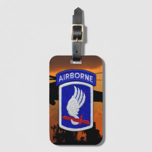 173. ABN Im Flugzeug Division Patch Luggage Gepäckanhänger