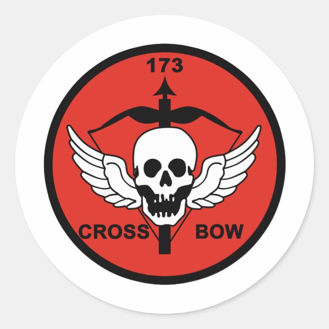 173. AHC Crossbow Runder Aufkleber (Vorderseite)