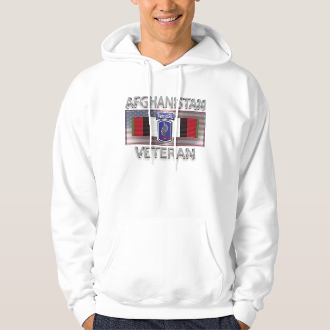 173. Im Flugzeug Brigade Afghanistan Veteran Hoodie (Vorderseite)