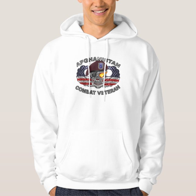 173. Im Flugzeug Brigade Afghanistan Veteran Hoodie (Vorderseite)