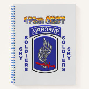 173. Im Flugzeug Brigade-Kampfmannschaft Notizbuch