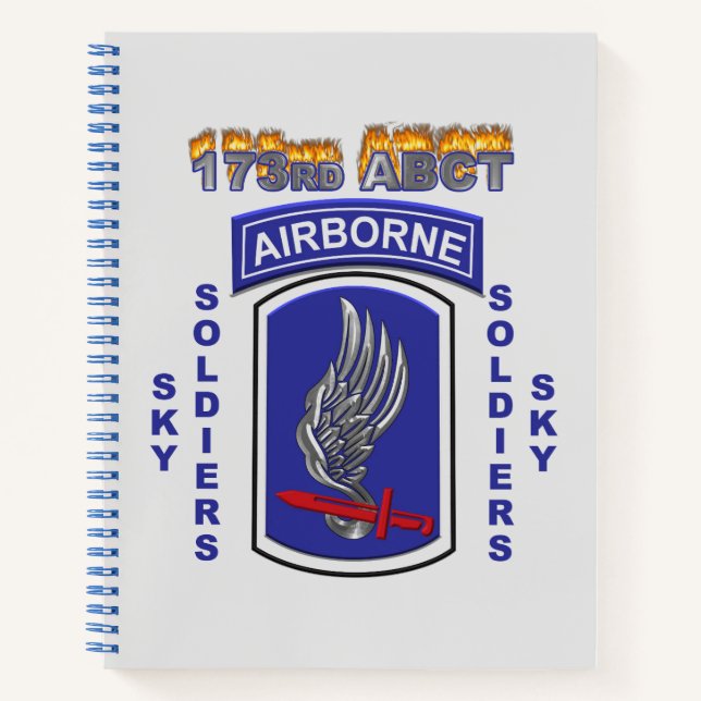 173. Im Flugzeug Brigade-Kampfmannschaft Notizbuch (Vorderseite)