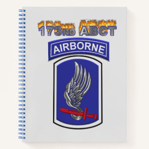 173. Im Flugzeug Brigade-Kampfmannschaft Notizbuch