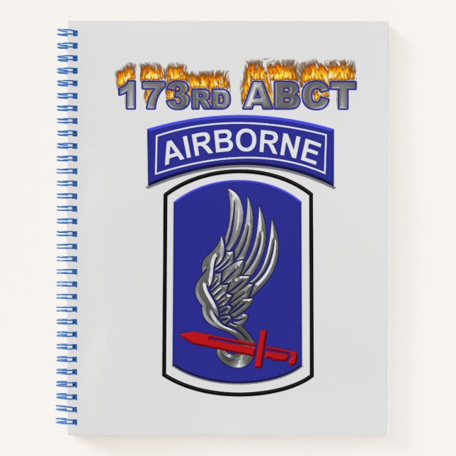 173. Im Flugzeug Brigade-Kampfmannschaft Notizbuch (Vorderseite)