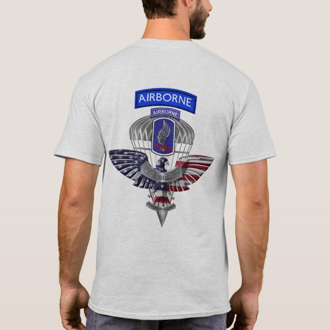 173. Im Flugzeug Brigade-Kampfteam T-Shirt (Rückseite)