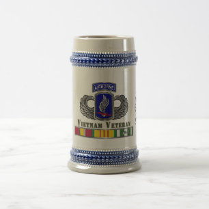 173. Im Flugzeug Brigade Vietnam Veteran Bierglas