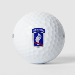 173. im Flugzeug Himmelssoldaten Veteranen-Patch Golfball