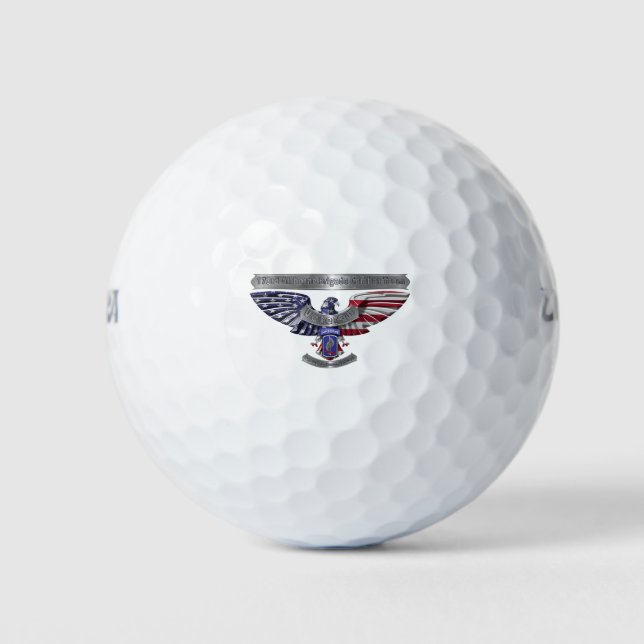 173. Im Flugzeug "Stolz, bedient zu haben" Golfball (Vorderseite)