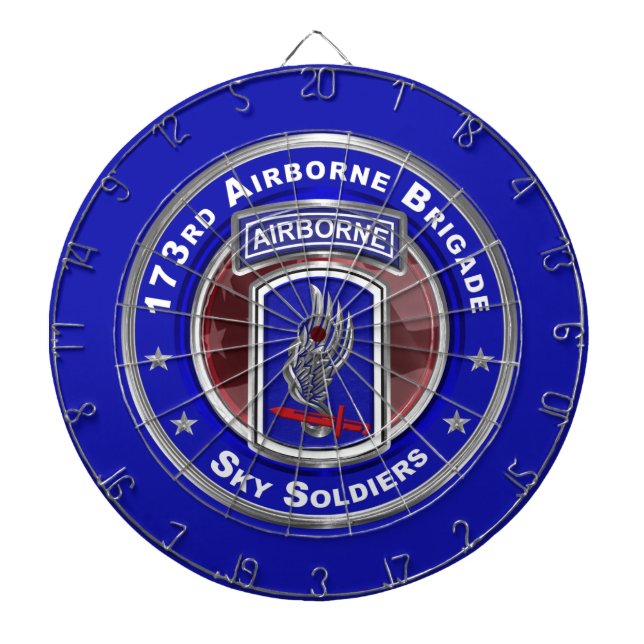 173. luftlandebrigadekampfteam dartscheibe (vorne)