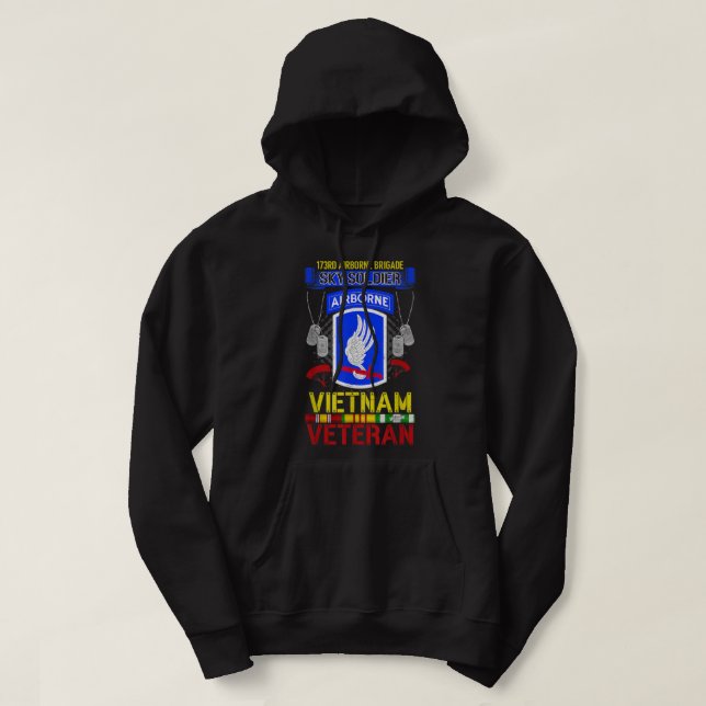 173rd Airborne Brigade Vietnam Veteran Shirt Sky S (Design vorne)