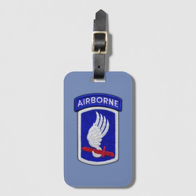 173rd Brigadenveteranen-Tierarztflecken ABN BDE im Gepäckanhänger (Vorderseite Vertikal)