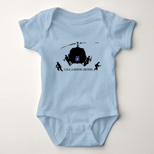 173rd IM FLUGZEUG BRIGADE Baby Strampler (Vorderseite)