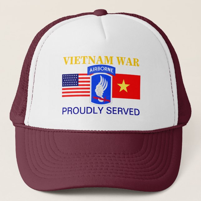 173RD IM FLUGZEUG VIETNAM-HUT TRUCKERKAPPE (Vorderseite)