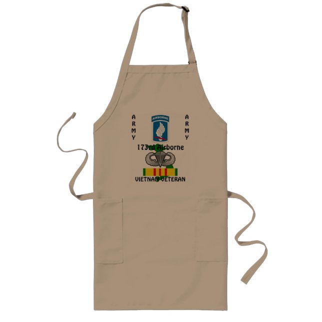 173rd Im Flugzeug Vietnam-Veteran GRILLEN Schürze (Vorne)