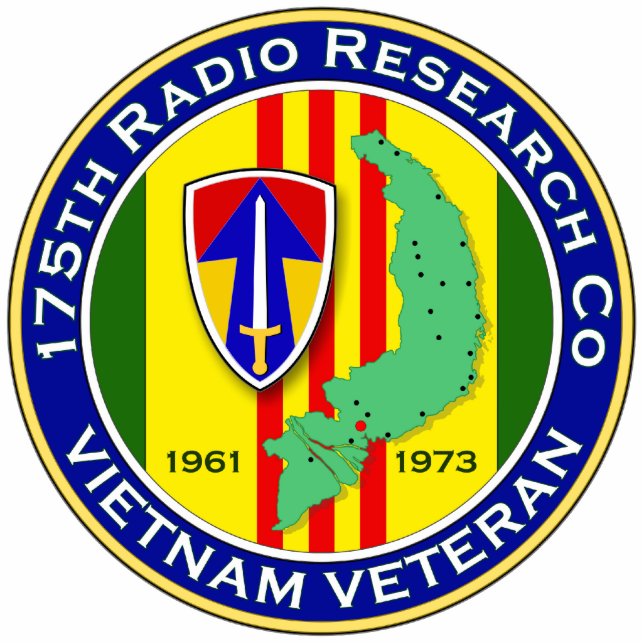 175th RRC 2 - ASA Vietnam Fotoskulptur Schlüsselanhänger (Vorne)
