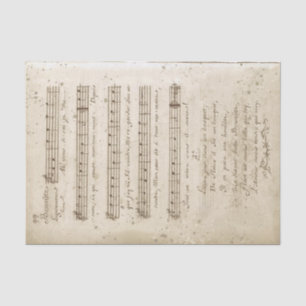 1761 French version of Twinkle Twinkle Little Star Seidenpapier