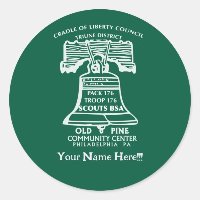 176 Personalisierter Aufkleber (Vorderseite)