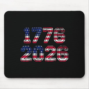 1776-2026 250. Geburtstag American Flag Eagle Shir Mousepad