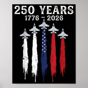 1776-2026 250. Geburtstag USA 250 Jahre Jubiläum Poster