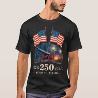 1776 2026 250 Jahre Freiheit 250. Amerikanisches J T-Shirt
