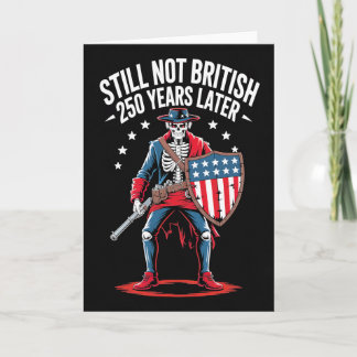 1776 2026 250 Jahre immer noch nicht britisch 250 Karte