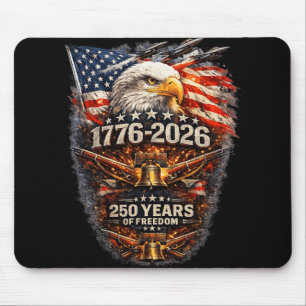 1776-2026 Adler 250 Jahre Freiheit Patriot Ameri Mousepad