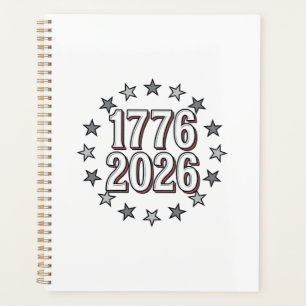 1776 2026 Étoiles Patriotiques Design Vectoriel Vi