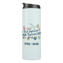 1776 - 2026 Retro 250. Jubiläum 4. Juli Thermosbecher