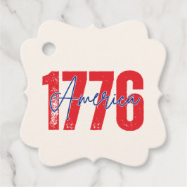 '1776 America' 250. Softes Elfenbein 4. Juli Geschenkanhänger
